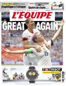 L’equipe du Lundi 8 Juillet 2019