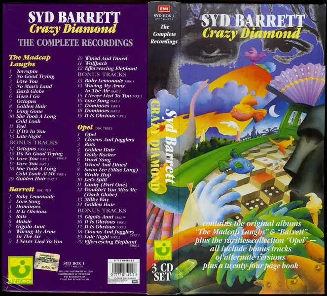 Syd Barrett - Crazy Diamond (1993) (Box Set, 3CD) / AvaxHome