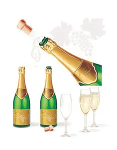 Champagne ClipArts