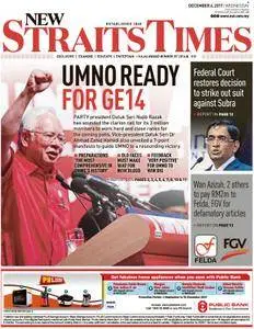The News Straits Times - Disember 05, 2017