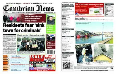 Cambrian News Cardigan & Newcastle Emlyn – 18 January 2018