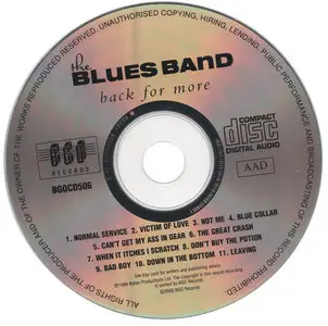 The Blues Band - Back For More (1989) [2000, BGO Records, BGOCD506]