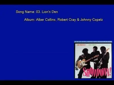 Albert Collins, Robert Cray & Johnny Copeland - Showdown! (1985) [Vinyl Rip 16/44 & mp3-320 + DVD]