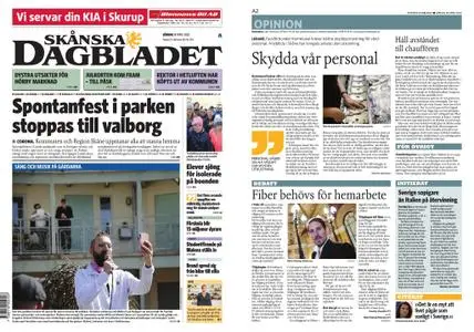 Skånska Dagbladet – 18 april 2020