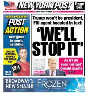 New York Post - June 15, 2018