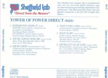 Tower of Power : Direct - Sheffiled Lab