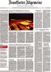 Frankfurter Allgemeine Zeitung vom Mittwoch, 24. September 2014