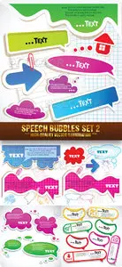 Speech Bubbles Set 2