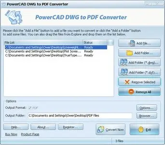 PowerCAD DWG to PDF Converter v5.9.3