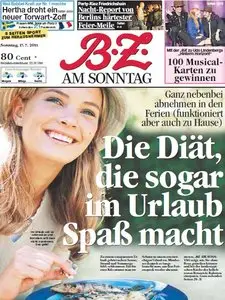 B.Z. Berlin am Sonntag vom 17 Juli 2011