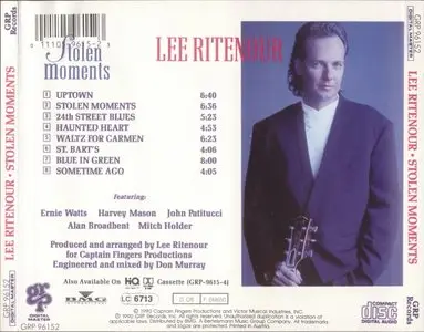 Lee Ritenour - Stolen Moments (1990) {GRP 96152}