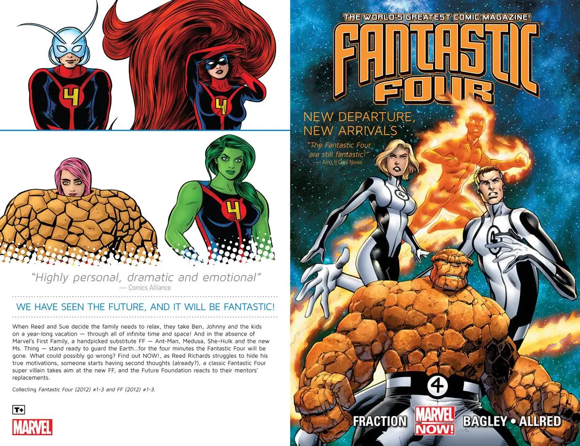 Fantastic Four v01 - New Departure, New Arrivals (2013)