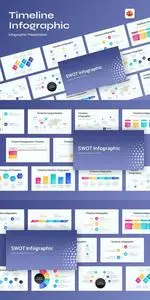 Timeline Infographic Gradient PowerPoint Template