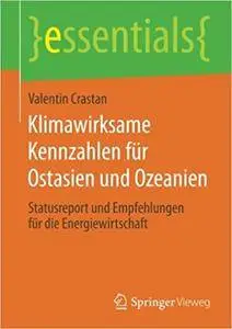Klimawirksame Kennzahlen für Ostasien und Ozeanien: Statusreport und Empfehlungen für die Energiewirtschaft