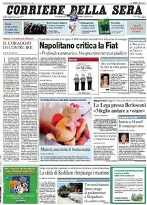 Il Corriere della Sera (25-08-10)