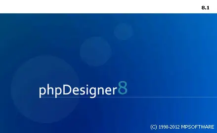 MPSOFTWARE phpDesigner 8.1.0.10 Multilingual + Portable