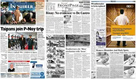 Philippine Daily Inquirer – August 31, 2011