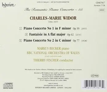 Markus Becker, Thierry Fischer - The Romantic Piano Concerto Vol. 55: Charles-Marie Widor: Piano Concertos & Fantaisie (2011)