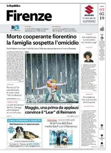 la Repubblica Firenze – 03 maggio 2019