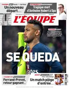 L’equipe du Dimanche 1er Septembre 2019