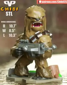 3DXM - Chewbacca Chibi