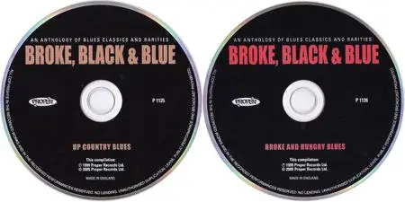 VA - Broke, Black & Blue: An Anthology Of Blues Classics And Rarities (2005) 4CD Box Set