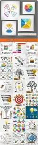 Infographic elements and diagrams vector 24