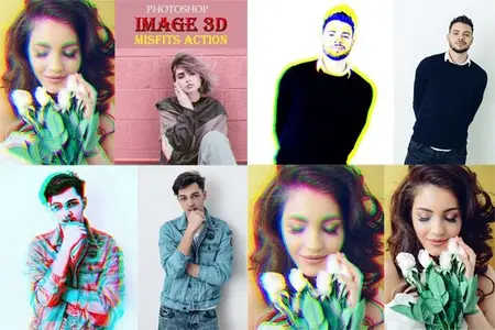 Image 3D - Misfits Action for Photoshop