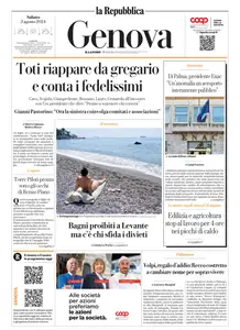 la Repubblica Genova - 3 Agosto 2024