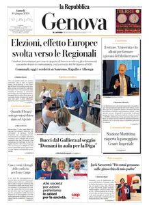 la Repubblica Genova - 10 Giugno 2024