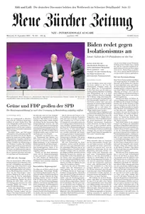 Neue Zurcher Zeitung International  - 25 September 2024