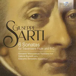 Giovanni Miszczyszyn, Giacomo Benedetti & Valeria Brunelli - Sarti: 6 Sonatas for Traversiere Flute & B.C. (2025) [24/96]