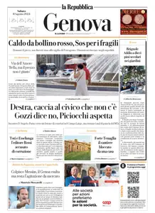 la Repubblica Genova - 10 Agosto 2024