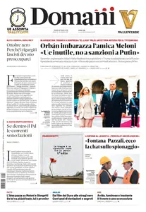 Domani - 28 Ottobre 2025