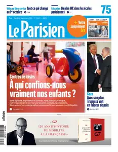Le Parisien du Mardi 30 Septembre 2025