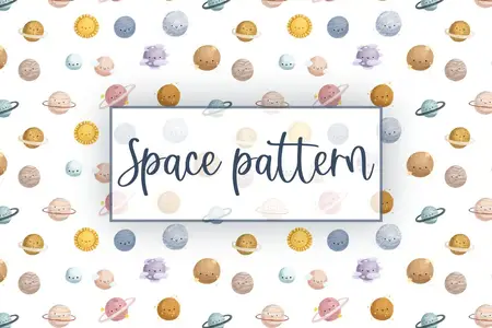 EE - Hand drawn seamless pattern with space planets png HPX7LPH