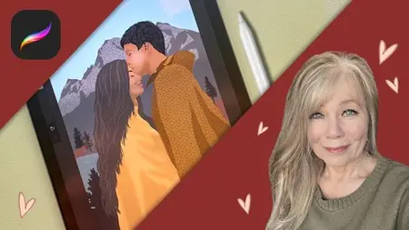 Design A Romance Book Cover In Procreate