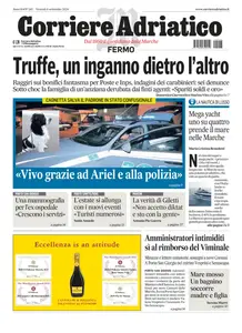 Corriere Adriatico Fermo - 6 Settembre 2024