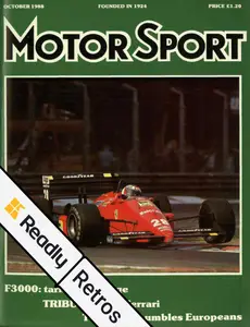 Motor Sport Magazine - October 1988