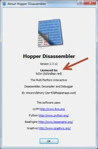 Hopper Disassembler 2.7.12 (Windows/MacOSX)