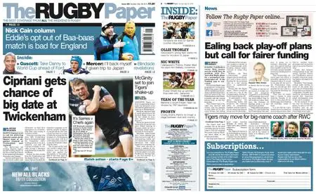 The Rugby Paper – May 26, 2019