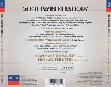Jean-Yves Thibaudet, Michael Feinstein - Gershwin Rhapsody (2024)