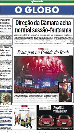 Jornal O Globo - 24 de setembro de 2011