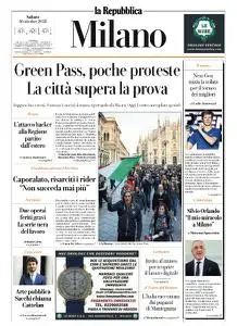 la Repubblica Milano - 16 Ottobre 2021