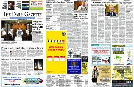 The Daily Gazette – September 16, 2021
