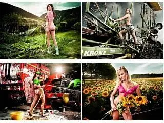 Young Peasant German Calendar