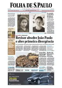 Jornal Folha de São Paulo - 24 de agosto de 2012 - Sexta