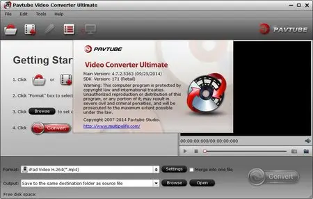 Pavtube Video Converter Ultimate 4.7.2.5363