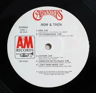 The Carpenters - Now & Then (1973) 24-Bit/96-kHz Vinyl Rip