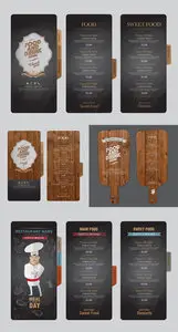 Food & Drink Menu Vector